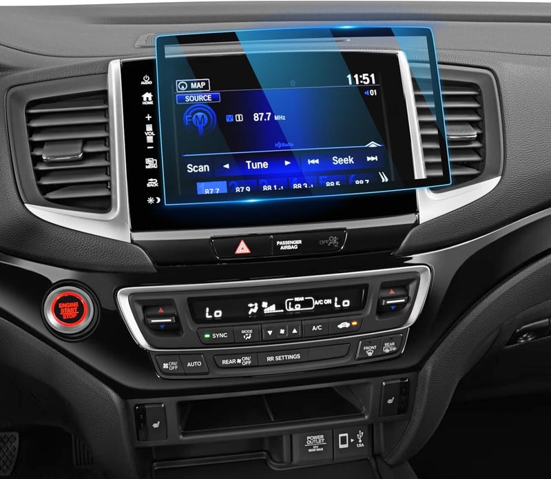 LFOTPP For 2020 Honda Ridgeline Screen Protector 8"- 2016~2020 Ridgeline & 2016-2018 Honda Pilot Honda Passort 8 inch Touchscreen [FullHD+] 2016~2020 Ridgeline Accessories Anti Fingerprint 9H Tempered Glass - Image 1